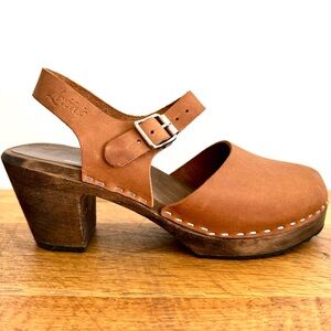 Lotta From Stockholm Highwood Mary Jane Clogs Brown 39